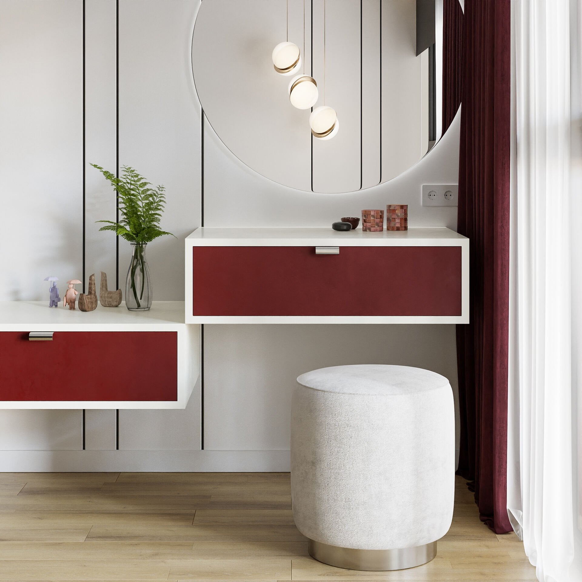 Soft Touch Bordo Resmi